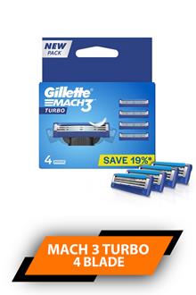 Gillette Mach3 Turbo 4blade